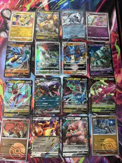 Pokemon 16 Card Lot nm V Max Mega Amazing Ex HOLO Rare Hits Only F45 - Image 1