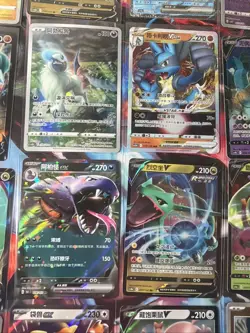Pokemon 16 Card Lot nm V Max Mega Amazing Ex HOLO Rare Hits Only F45 - Image 2