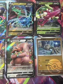 Pokemon 16 Card Lot nm V Max Mega Amazing Ex HOLO Rare Hits Only F45 - Image 4