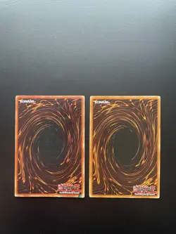 Yugioh Relinquished SDP-001 + Black Illusion Ritual SDP-038 Unlimited Ed Damaged - Image 2