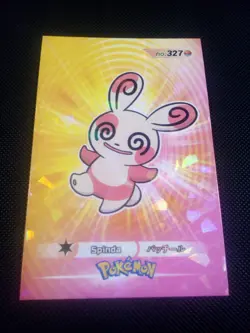 Pokemon 2024 Card Database 3 Cracked Ice Holo Spinda #327 Peru US Seller - Image 1