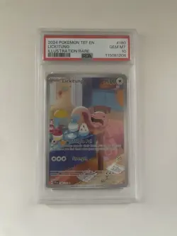 Lickitung 180/162 Temporal Forces Illustration Rare Pokemon Card PSA GEM MINT 10 - Image 2