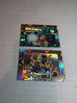 Cybercel Dragon Ball Super Lot Of 2 Super Rare Cards Unknown If Scanned - Image 1