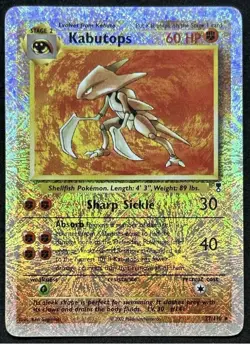 Jolteon, Moltres And Kabutops Legendary Collection Pokemon Cards - Image 3
