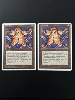 2x The Rack MTG 4th Fourth Edition LP Magic - Image 1