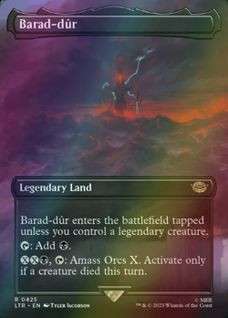 MTG Barad-dur Borderless Full Art Foil ** The Lord of the Rings ** English - Image 1