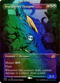 Sea-Dasher Octopus (Showcase) Ikoria: Lair of Behemoths NM Foil - Image 1