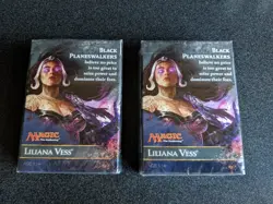 Magic The Gathering Liliana Vess Black Planeswalkers 2014. Lot Of 2 Sample Decks - Image 1