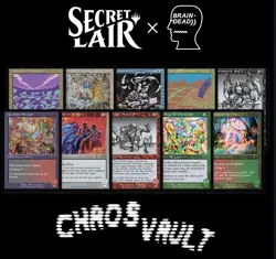 Presale MTG FOIL Brain Dead x Secret Lair: New Earth Mentality Sealed - Image 1