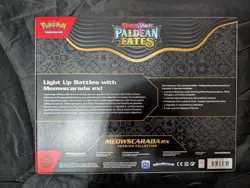 Pokemon paldean fates premium collection box Meowscarada Ex New Sealed - Image 2