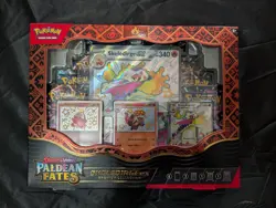 Pokemon TCG S&V Paldean Fates Premium Collection Box Skeledirge EX - Image 1