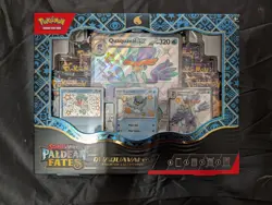 Pokemon Scarlet and Violet Paldean Fates Quaquaval EX Premium Collection SEALED - Image 1