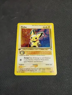 Pokemon Neo Genesis Pichu Holo 1st Edition 12/111 LP-NM - Image 1