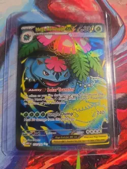 Pokemon Mega Evolution Mega Venusaur ex 155/132 Ultra Rare Holo NM - Image 1