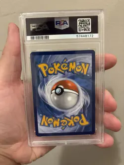 PSA 9 Ash's Pikachu SM112 Sun & Moon Black Star Promo I CHOOSE YOU! Pokemon 2017 - Image 2