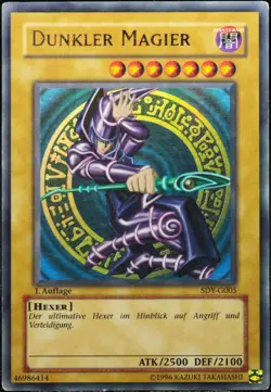 Yu-Gi-Oh! Dunkler Magier SDY-G005 1.Edition Ultra Rare [PL] Yugi Deck | DE 2002 - Image 5