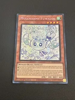 Yugioh | Mulcharmy Fuwalos MP25-EN102 1st Edition Prismatic Secret Rare Mint NM - Image 1