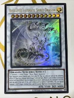 Yugioh Blue-Eyes Ultimate Spirit Dragon SDWD-EN043 Ultra Rare 1st Ed NM - Image 1