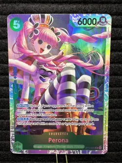 Perona OP14-033 SR The Azure Sea's Seven One Piece TCG NM-MT - Image 1