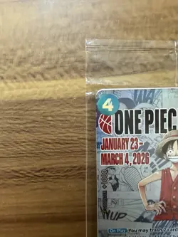 One Piece Monkey D. Luffy College Basketball US Voyage Promo Card P-055 Sealed - Image 3