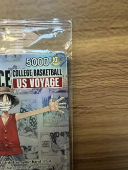 One Piece Monkey D. Luffy College Basketball US Voyage Promo Card P-055 Sealed - Image 4