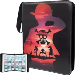 Trading Card Binder One Piece Cards Waterproof Storage Album 1080 Capacity - Image 1