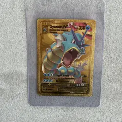Pokemon Gyarados VMAX GOLD Foil Fan Art Collector Card - 330 HP - 29/203 - Image 3