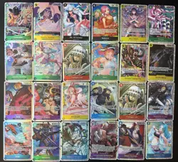 One Piece CCG Huge Lot Of 24 SR Rarity Cards - Image 1