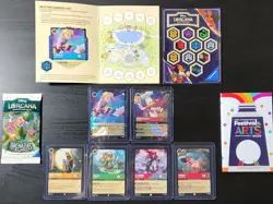 Disney Lorcana EPCOT 2026 - Park Promo - Rapunzel Donald - Quest Cards + Pack - Image 1