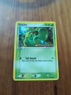 Treecko 70/106 EX Emerald Reverse Holo Pokemon Card HP - Image 1