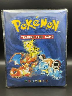 Pokemon Card WOTC 1999 Original Blue 4-Pocket Binder CS3 Collectors Album TCG - Image 1