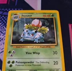 Ivysaur 30/102 Base Set Uncommon 1999 Vintage Pokemon TCG Card - Image 4