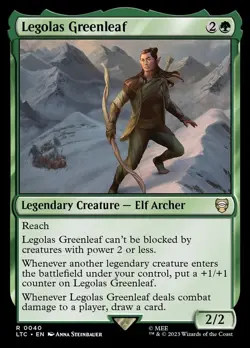 MTG Legolas Greenleaf ** Tales of Middle-earth Commander ** English - Image 1