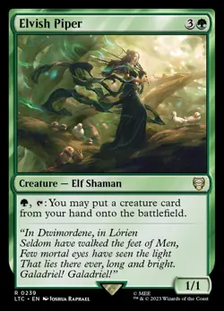 MTG Elvish Piper ** Tales of Middle-earth Commander ** English - Image 1