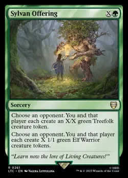 MTG Sylvan Offering ** Tales of Middle-earth Commander ** English - Image 1