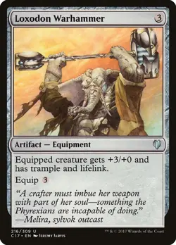 MTG Loxodon Warhammer ** Commander 2017 ** English - Image 1