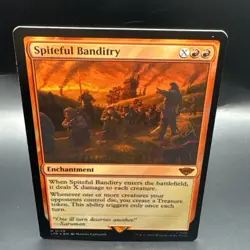Spiteful Banditry - M0149 - Foil - LOTR - MTG - Image 1