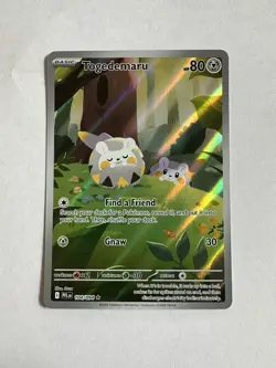 Togedemaru 104/094 IR Illustration Rare Holo Pokemon 2025 Phantasmal Flames NM - Image 1