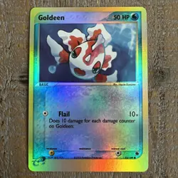 2003 Pokemon Ruby Sapphire Goldeen Reverse Holo 55/109 LP - Image 1