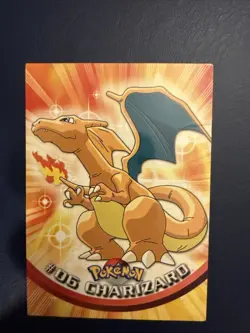 1999 Topps Pokemon TCG Charizard - #06 - Non-Holo - TV Series 1 Blue Logo - Image 1