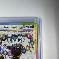 Pokemon Umbreon EX #176 Black Star Promo-Prismatic Evolutions-MINT - Image 4