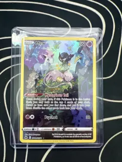 Pokemon TCG Mew GG10/GG70 Crown Zenith Galarian Gallery Ultra Rare - Image 1