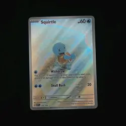 Pokemon TCG Squirtle 170/165 Sv: Scarlet & Violet 151 Illustration Rare Holo - Image 1