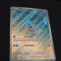 Pokemon TCG Squirtle 170/165 Sv: Scarlet & Violet 151 Illustration Rare Holo - Image 2