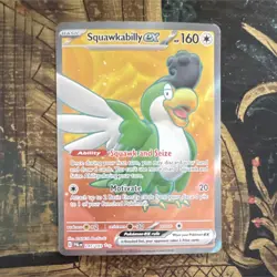 Pokemon Squawkabilly ex 247/193 Sv02 Paldea Evolved EX Ultra Rare Holo 160HP - Image 1