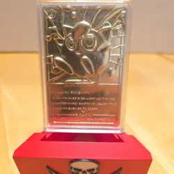 Pokemon 23K Gold Plated Jigglypuff Trading Card 1999 Burger King - Image 2