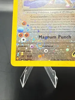 Pokemon Rocket's Hitmonchan 9 Best Of Game Promo Winner Reverse Holo Rare Swirl - Image 5