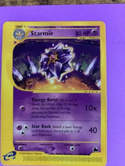 Starmie 30/144 Pokemon-e: Skyridge Rare WotC 2003 - Image 1