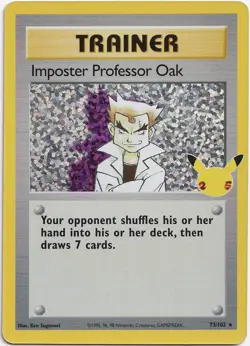 Pokemon Imposter Professor Oak Full Art Celebrations 71/102 Near Mint English - Image 1