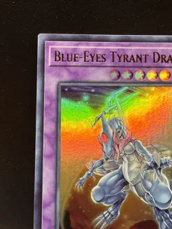 Yugioh Blue-Eyes Tyrant Dragon BACH-EN037 Ultra Rare 1st Ed LP - Image 2